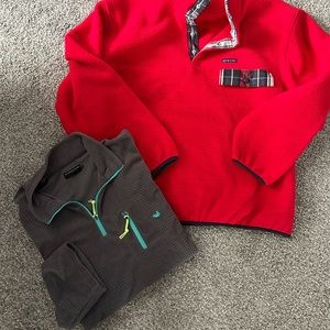 Men’s XL 1/4 zip Fleece pullovers - Southern Proper & Southern Marsh